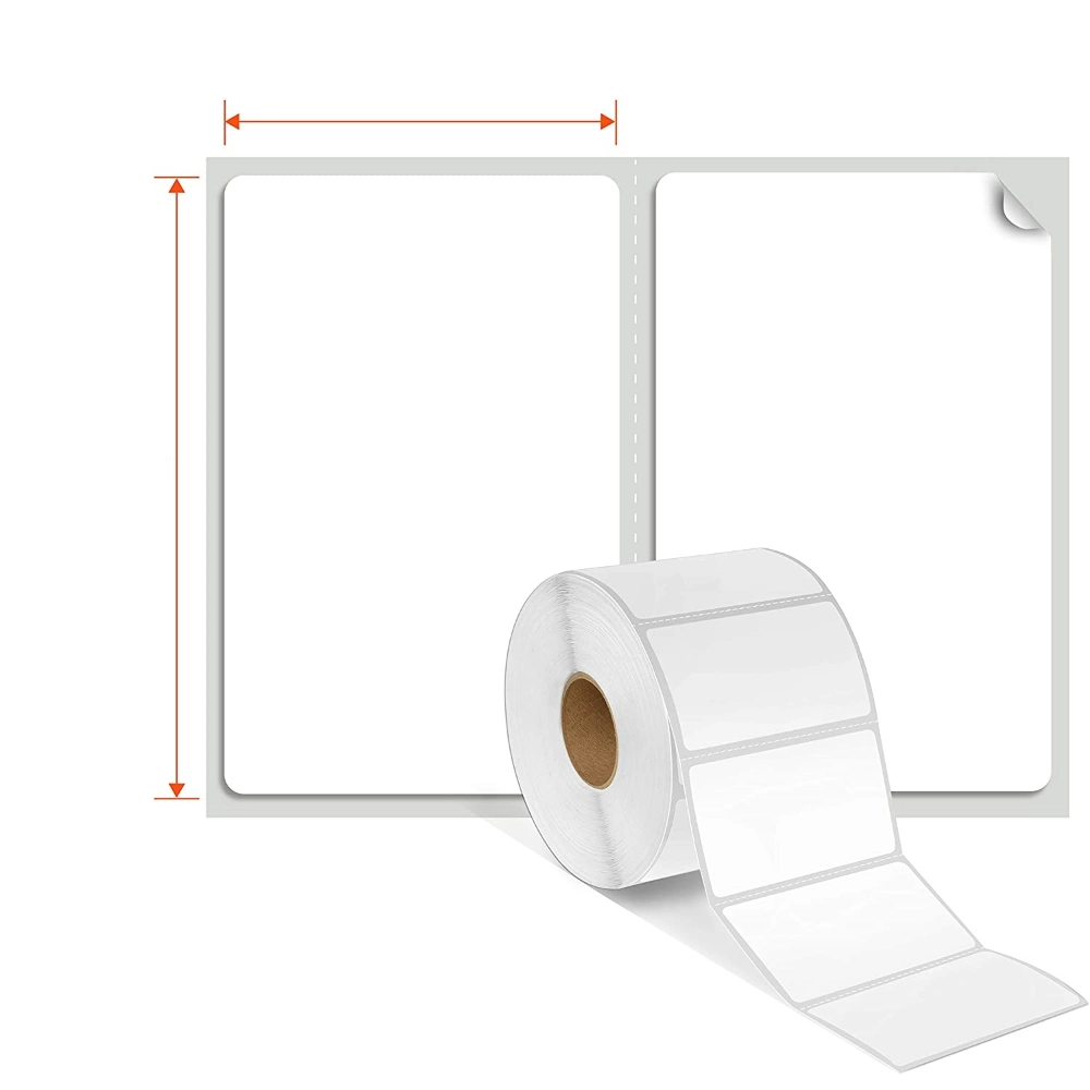 38x28 مم لفة الملصقات الحرارية المباشرة