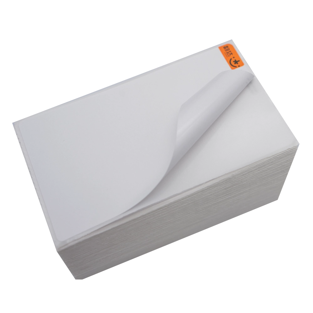 أعلى ورقة الملصقات اللاصقة المغلفة