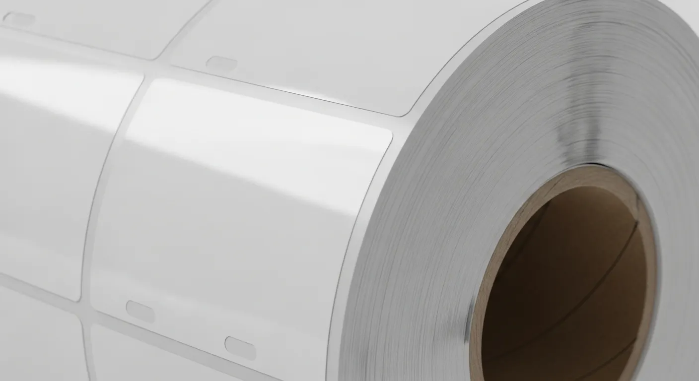 ورق الملصقات الحرارية المطلي العلوي