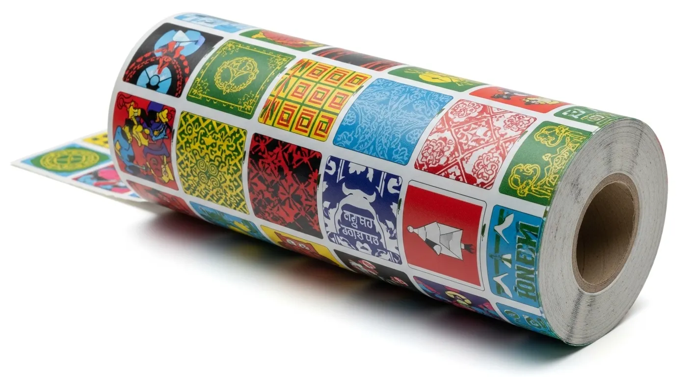 ورق حراري مطبوع ملون