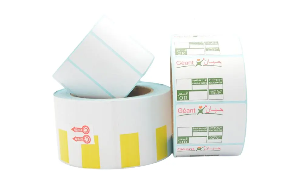 ملصقات حرارية مطبوعة مخصصة