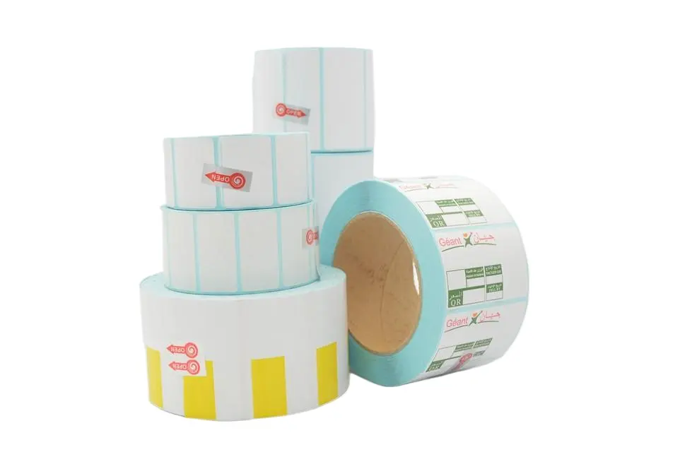 مصنع مخصص مطبوعة ملصق حراري