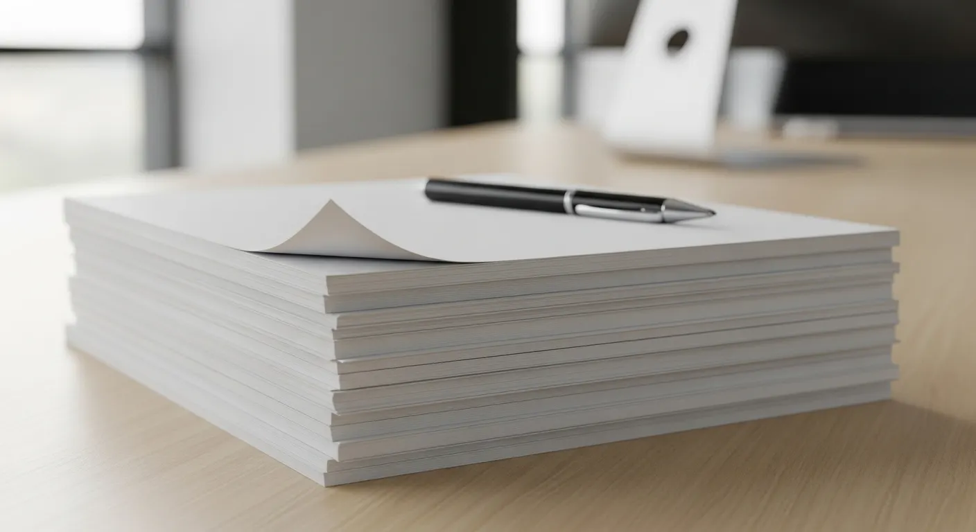 ورق نسخ قصير