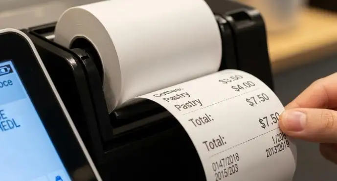 لفة ورق حراري عالية الجودة